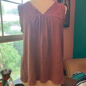 sonoma medium dusty purple blouse